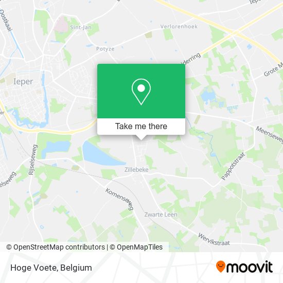 Hoge Voete map