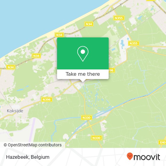 Hazebeek map
