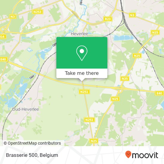 Brasserie 500 map
