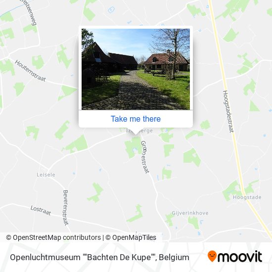 Openluchtmuseum ""Bachten De Kupe"" map