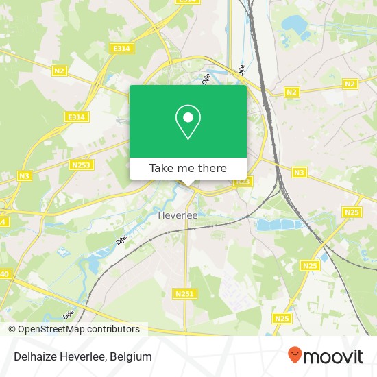 Delhaize Heverlee plan