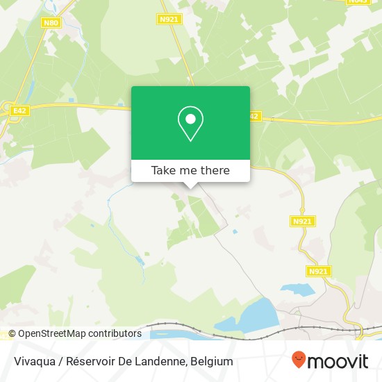 Vivaqua / Réservoir De Landenne map