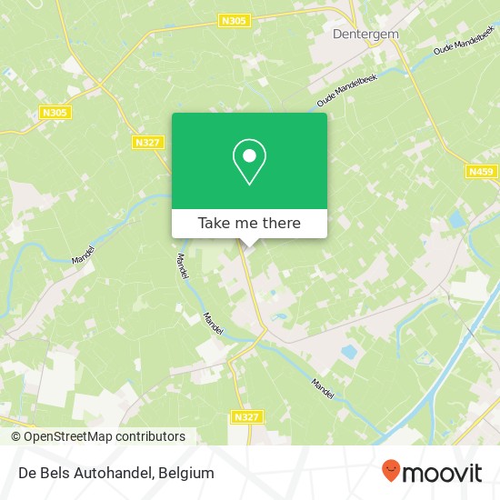 De Bels Autohandel map