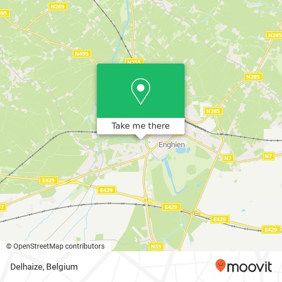 Delhaize map