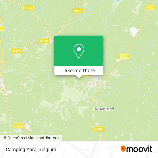 Camping Ypra map