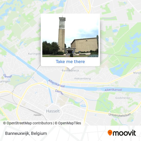Banneuxwijk map