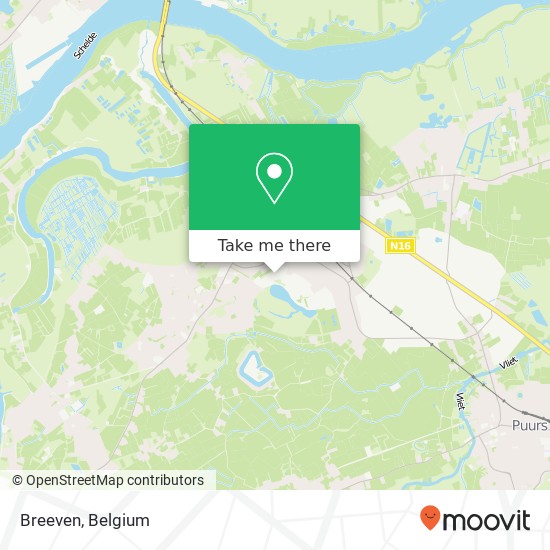 Breeven map