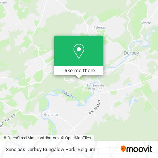 Sunclass Durbuy Bungalow Park map