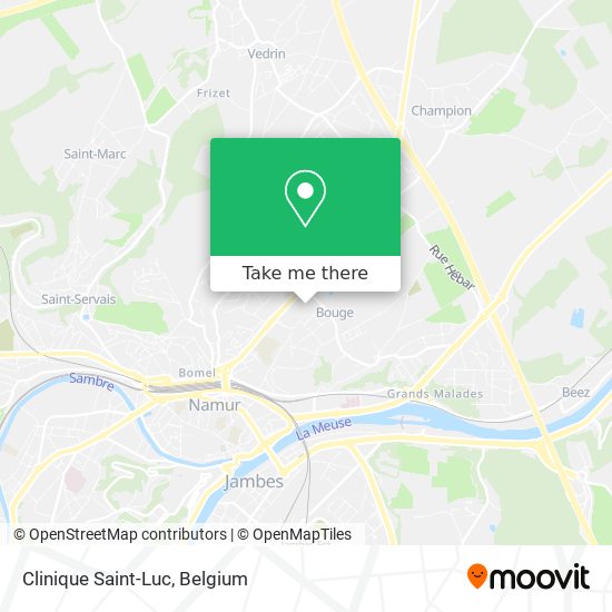 Clinique Saint-Luc map