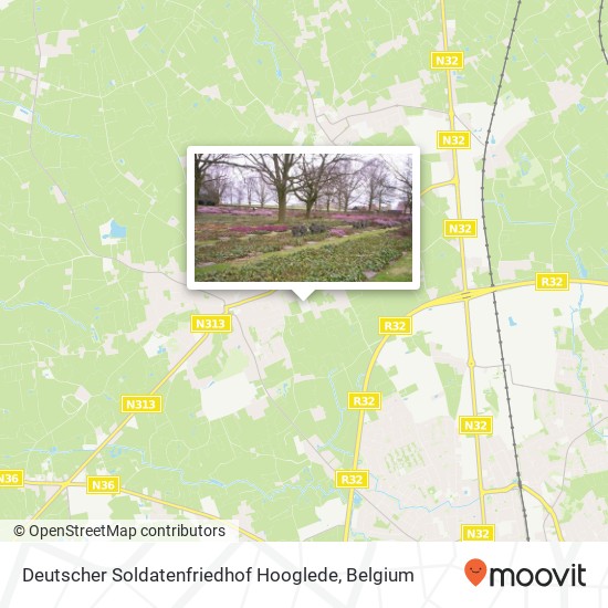 Deutscher Soldatenfriedhof Hooglede map