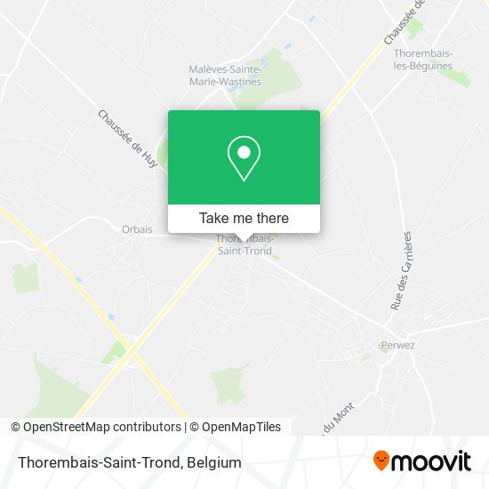 Thorembais-Saint-Trond map