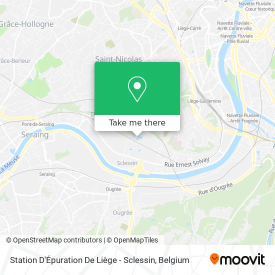 Station D'Épuration De Liège - Sclessin map