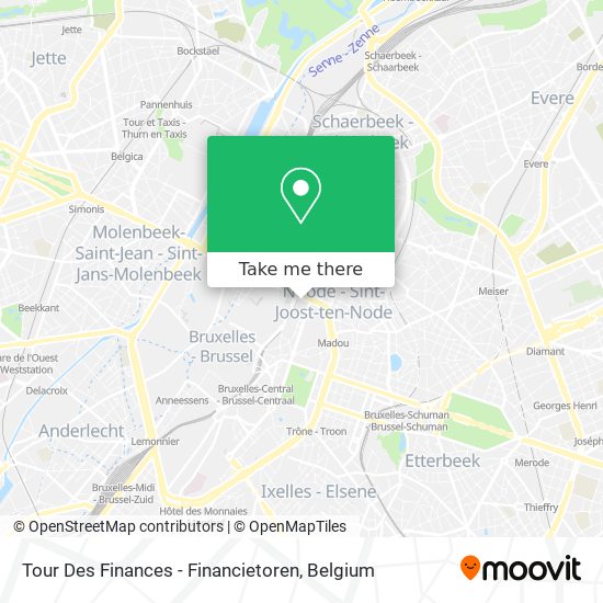 Tour Des Finances - Financietoren map