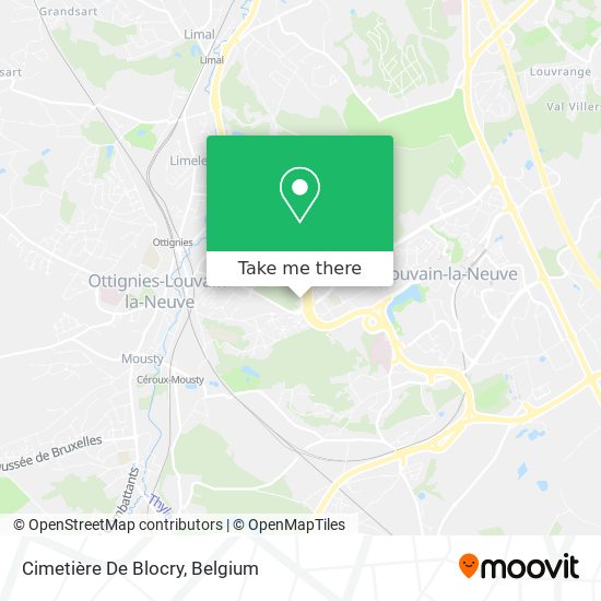 Cimetière De Blocry map