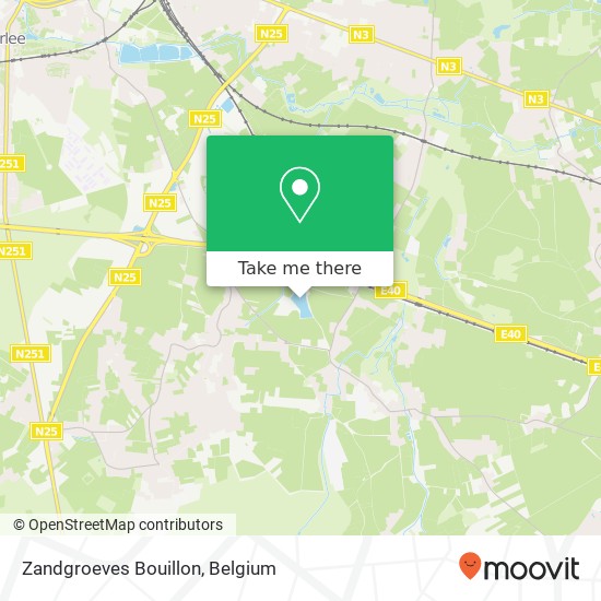 Zandgroeves Bouillon map