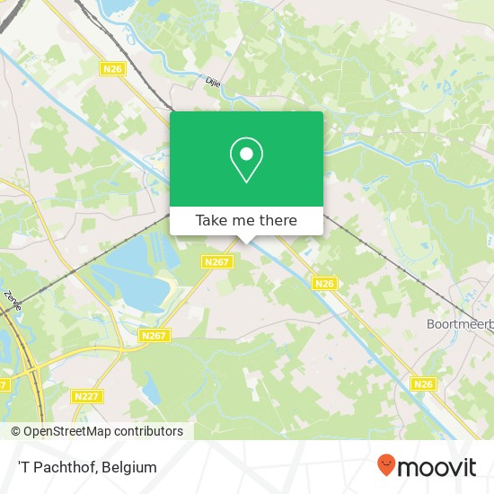 'T Pachthof map