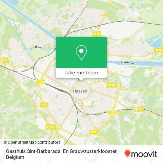 Gasthuis Sint-Barbaradal En Grauwzusterklooster map