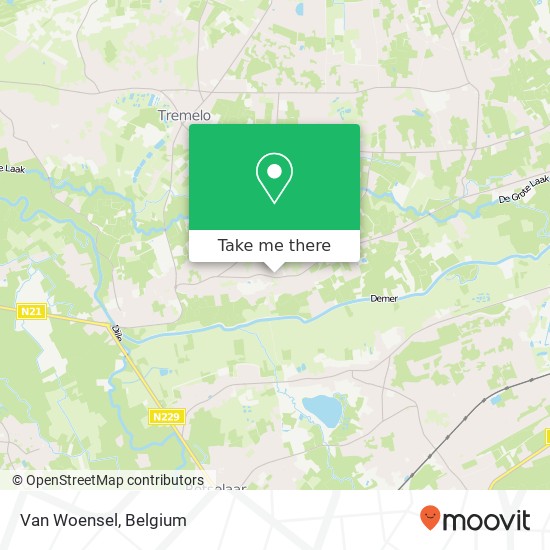 Van Woensel map