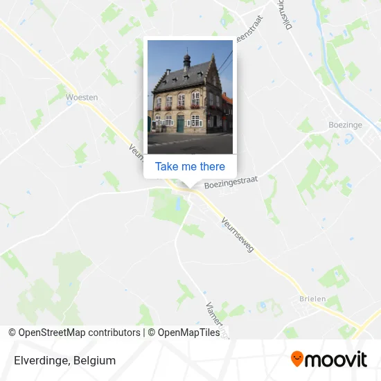 Elverdinge map