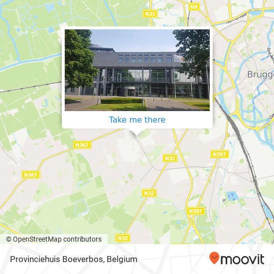 Provinciehuis Boeverbos plan