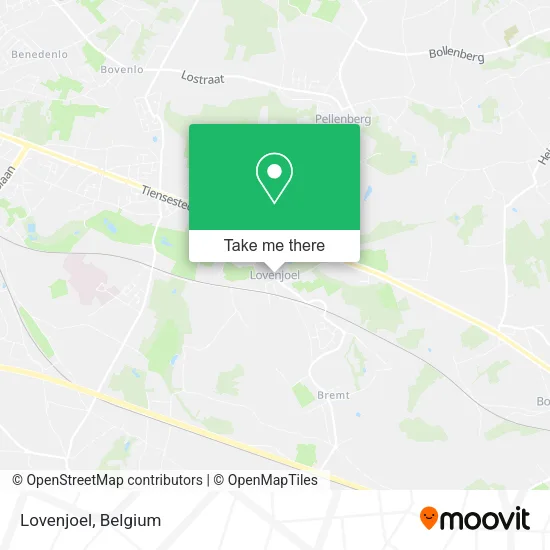 Lovenjoel map