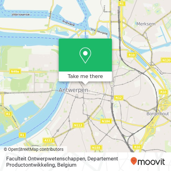 Faculteit Ontwerpwetenschappen, Departement Productontwikkeling map