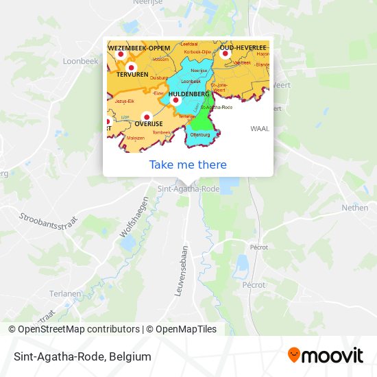 Sint-Agatha-Rode map