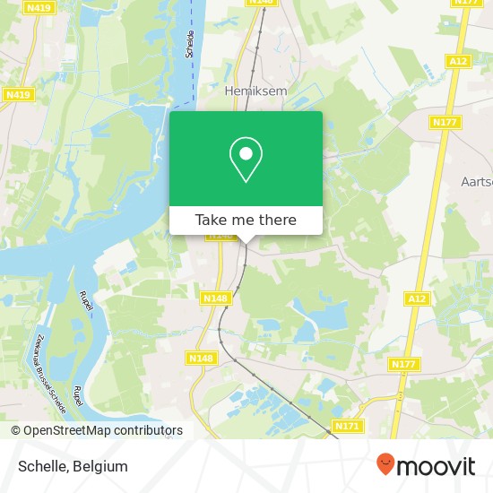 Schelle map