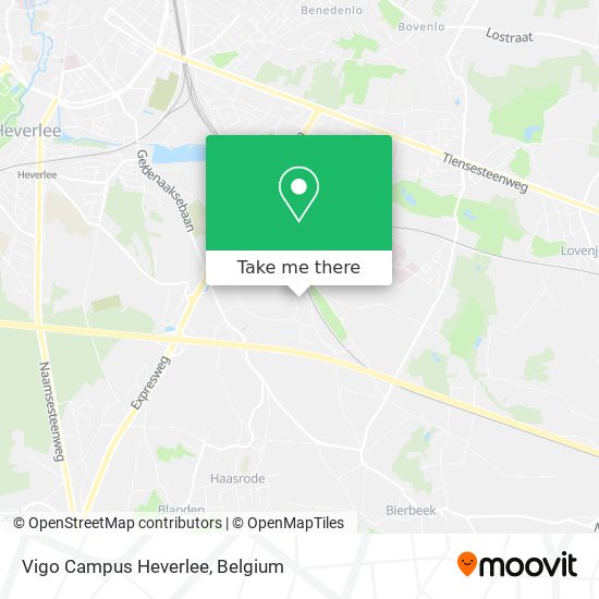 Vigo Campus Heverlee map