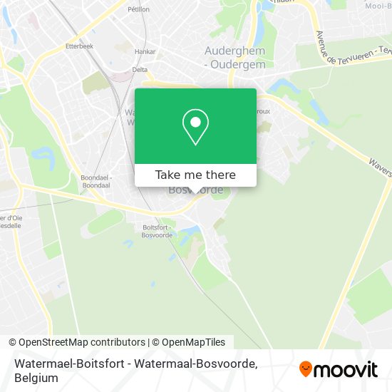 Watermael-Boitsfort - Watermaal-Bosvoorde plan