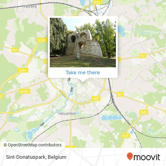 Sint-Donatuspark map