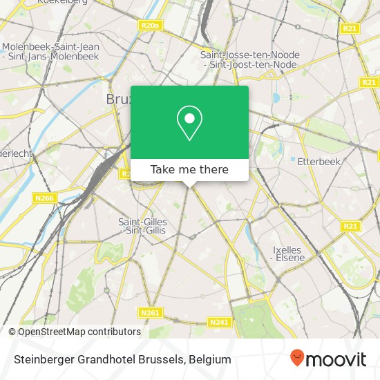 Steinberger Grandhotel Brussels map