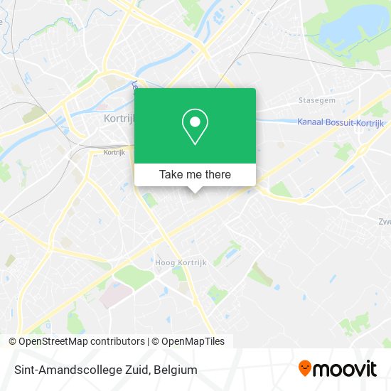 Sint-Amandscollege Zuid plan