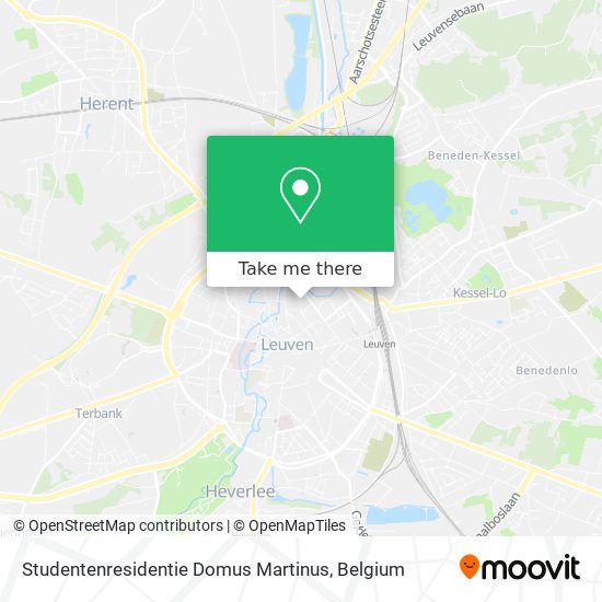 Studentenresidentie Domus Martinus map