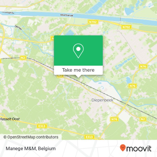Manege M&M map