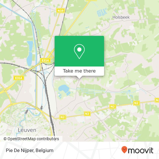 Pie De Nijper map