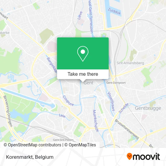 Korenmarkt map