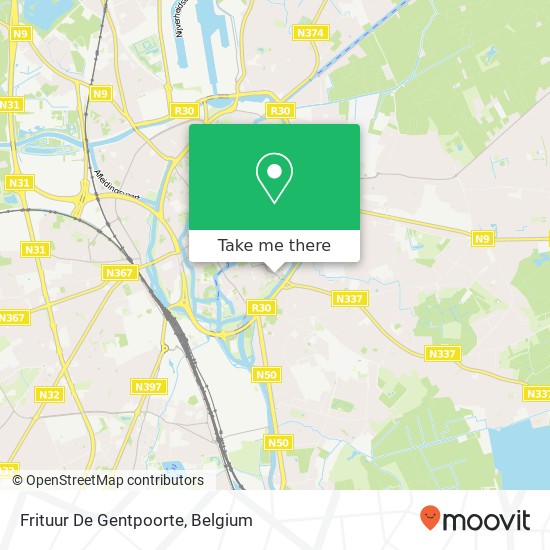 Frituur De Gentpoorte map