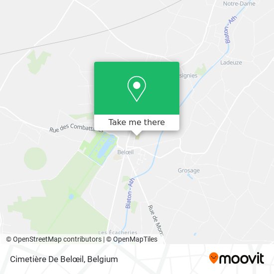 Cimetière De Belœil map