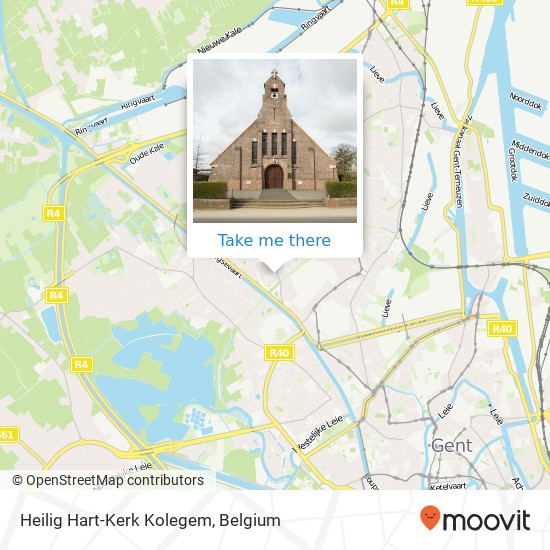 Heilig Hart-Kerk Kolegem map