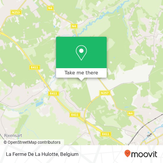 La Ferme De La Hulotte map