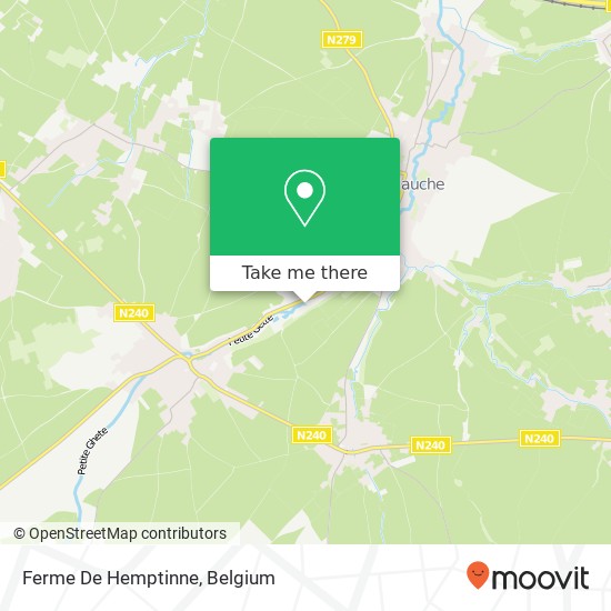 Ferme De Hemptinne plan