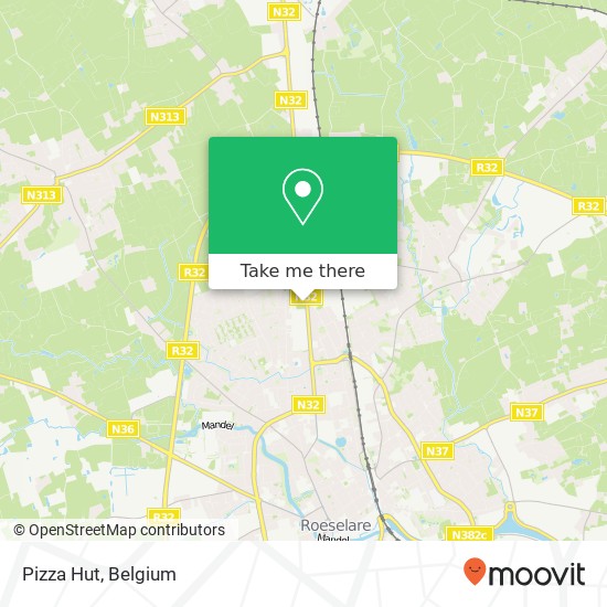 Pizza Hut map