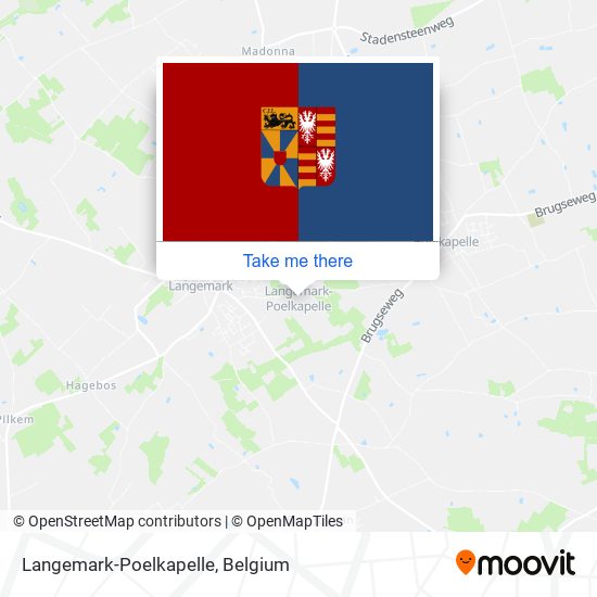 Langemark-Poelkapelle map