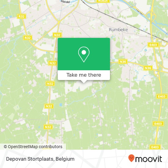 Depovan Stortplaats map