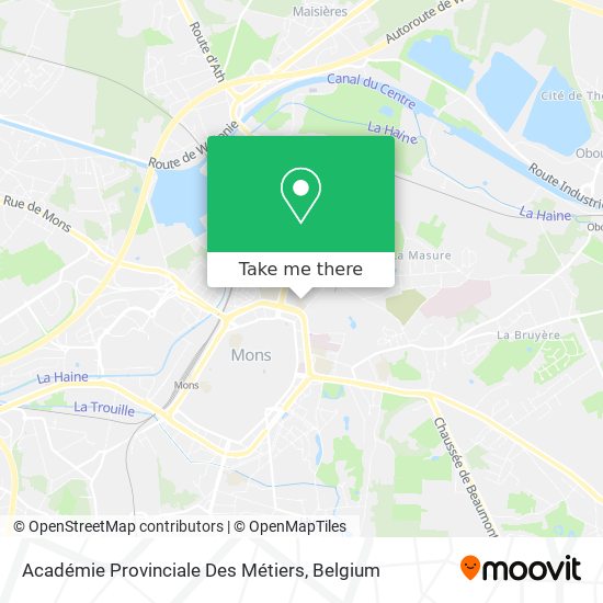 Académie Provinciale Des Métiers plan