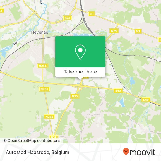 Autostad Haasrode map