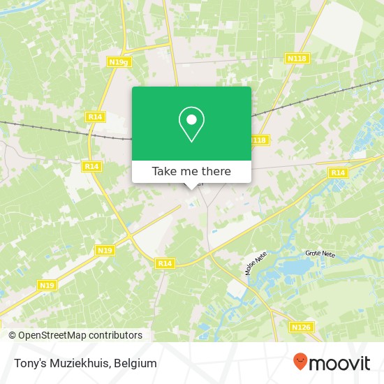 Tony's Muziekhuis map