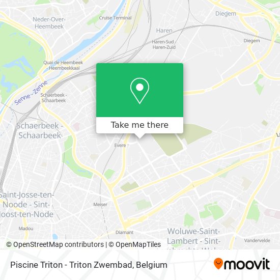 Piscine Triton - Triton Zwembad map
