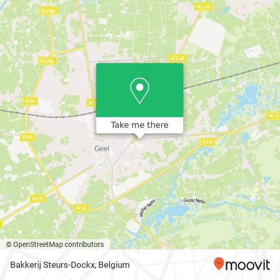 Bakkerij Steurs-Dockx map